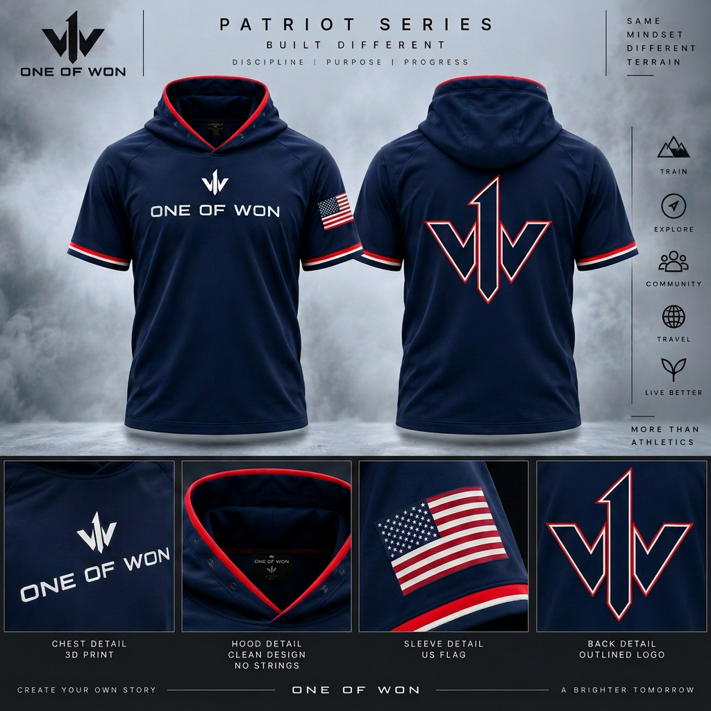 Patriot Series Short Sleeve Hooded Performance Shirt